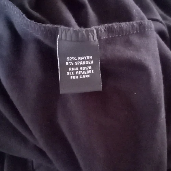 NWT Premier Dresses Black Jersey Maxi Dress, TALL 57" Length, Size M - Picture 7 of 8